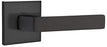 EMTEK Square Rosette Dummy, Pair with Matching Finish Dumont Lever - Choice of 7 Finishes - 5050DTUS10B - Oil Rubbed Bronze (US10B)