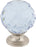 Light Blue Crystal Knob 1 3/8 Inch