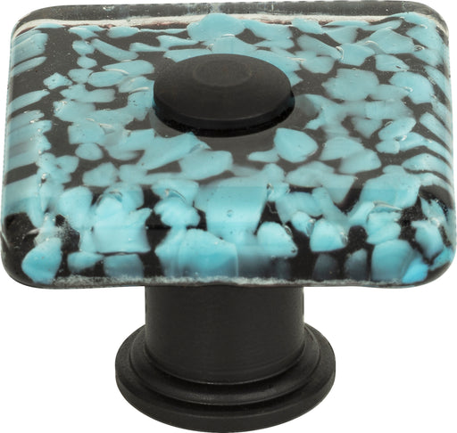 Marine Glass Square Knob 1 1/2 Inch