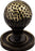 Paris Knob Mottled 1 1/4 Inch w/Backplate