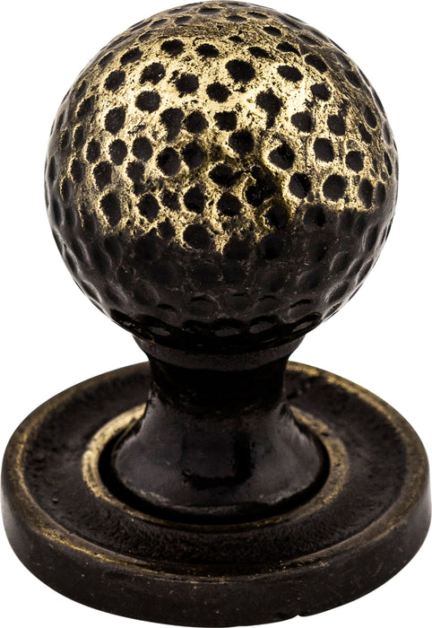 Paris Knob Mottled 1 1/4 Inch w/Backplate