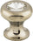 Hayley Crystal Knob Clear 15/16 Inch