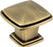 Milan 1 Plain Square Cabinet Knob