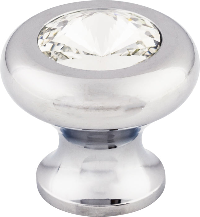 Hayley Crystal Knob Clear 1 3/16 Inch