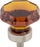 Wine Octagon Crystal Knob 1 3/8 Inch