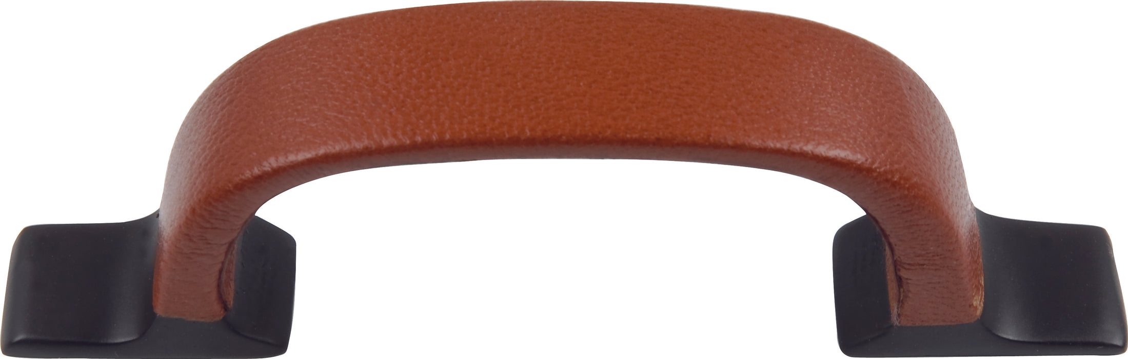 Hamptons Saddle Leather Pull 3 Inch (c-c)