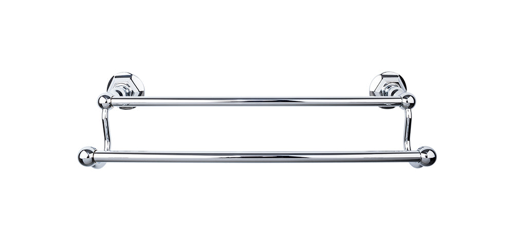 Edwardian Bath Towel Bar 24 Inch Double