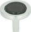 Spa Black Round Knob 1 1/4 Inch