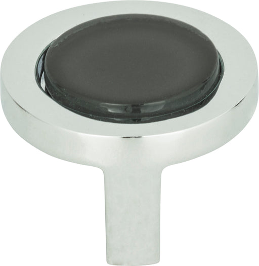 Spa Black Round Knob 1 1/4 Inch