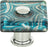 Galaxy Glass Square Knob 1 1/2 Inch