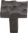 Cobblestone Square Knob 1 1/8 Inch