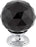 Black Crystal Knob 1 3/8 Inch