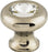 Hayley Crystal Knob Clear 1 3/16 Inch