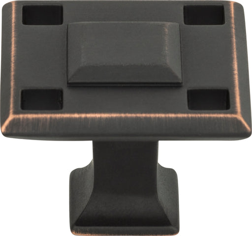 Modern Craftsman Square Knob 1 5/16 Inch