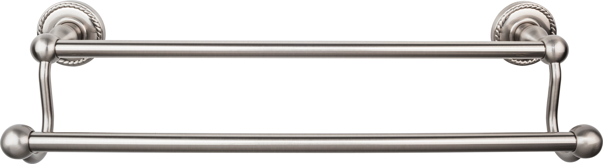 Edwardian Bath Towel Bar 18 Inch Double