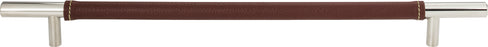 Zanzibar Brown Leather Pull 11 5/16 Inch (c-c)